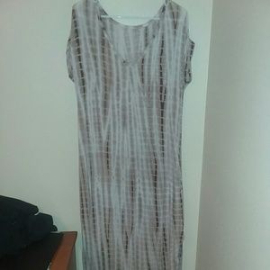 Tie dye maxi dress